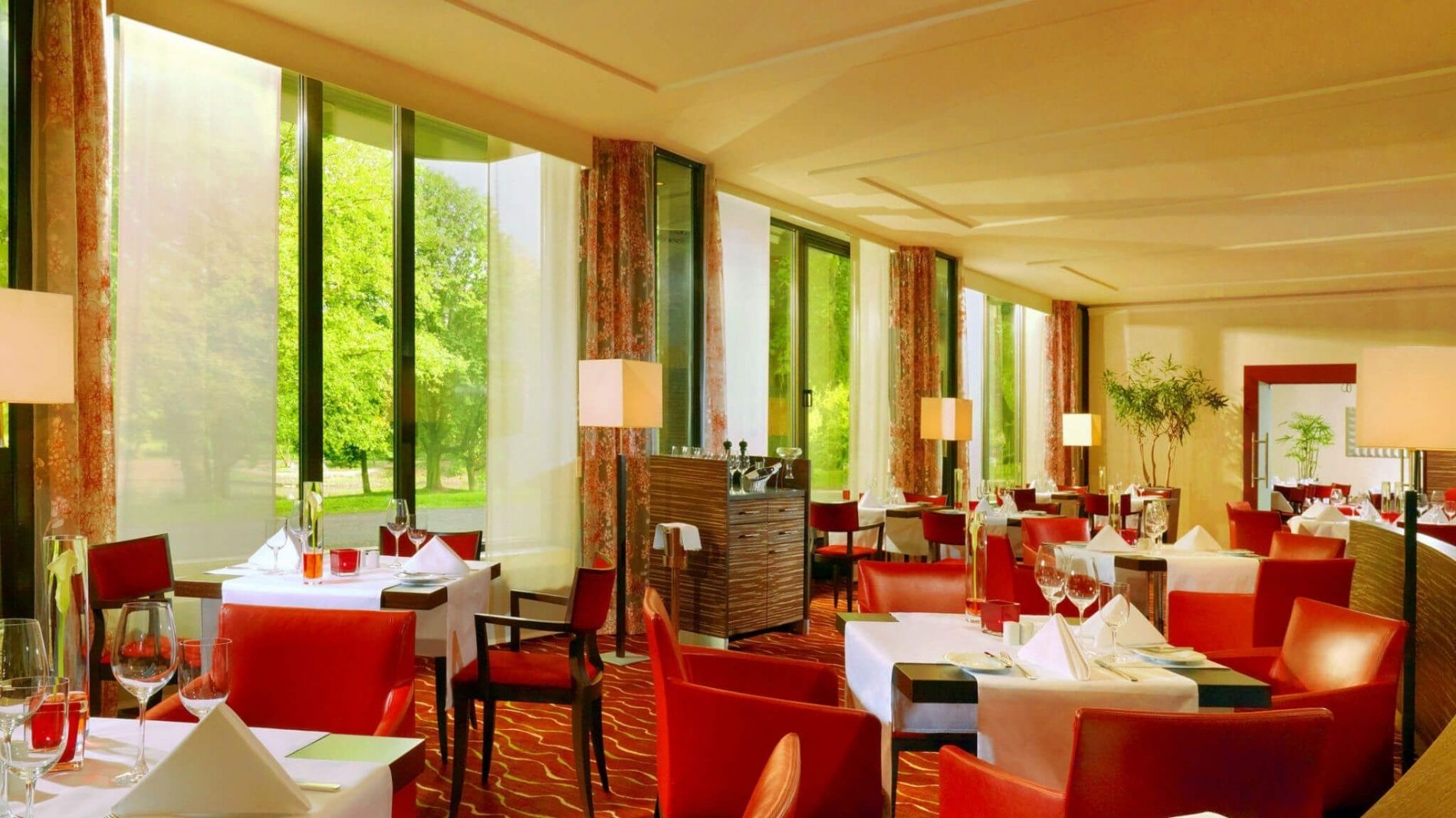 Restaurant am Park Essen, Blick ins Restaurant